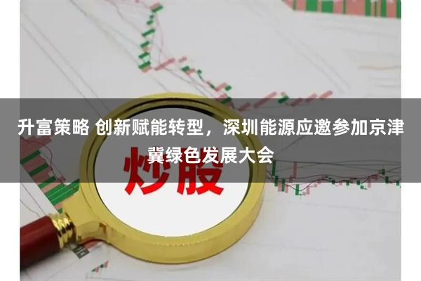 升富策略 创新赋能转型，深圳能源应邀参加京津冀绿色发展大会